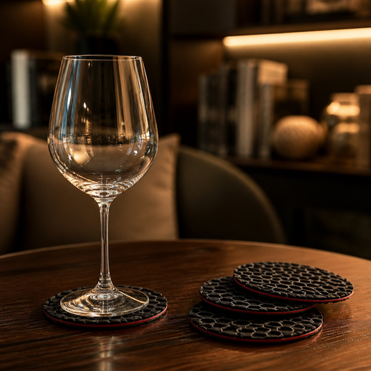 Dot Cushioned Coaster Sets of (4)