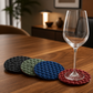 Dot Cushioned Coaster Sets of (4)