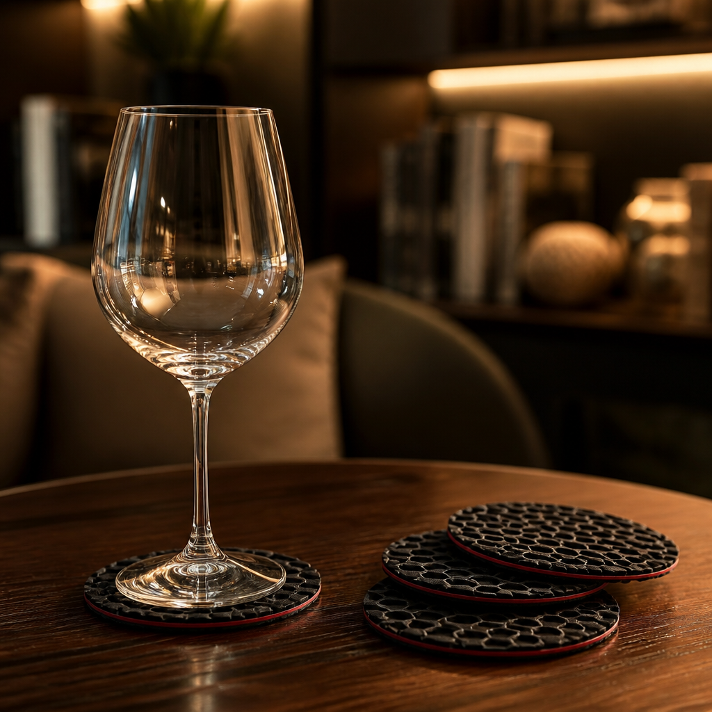 Dot Cushioned Coaster Sets of (4)