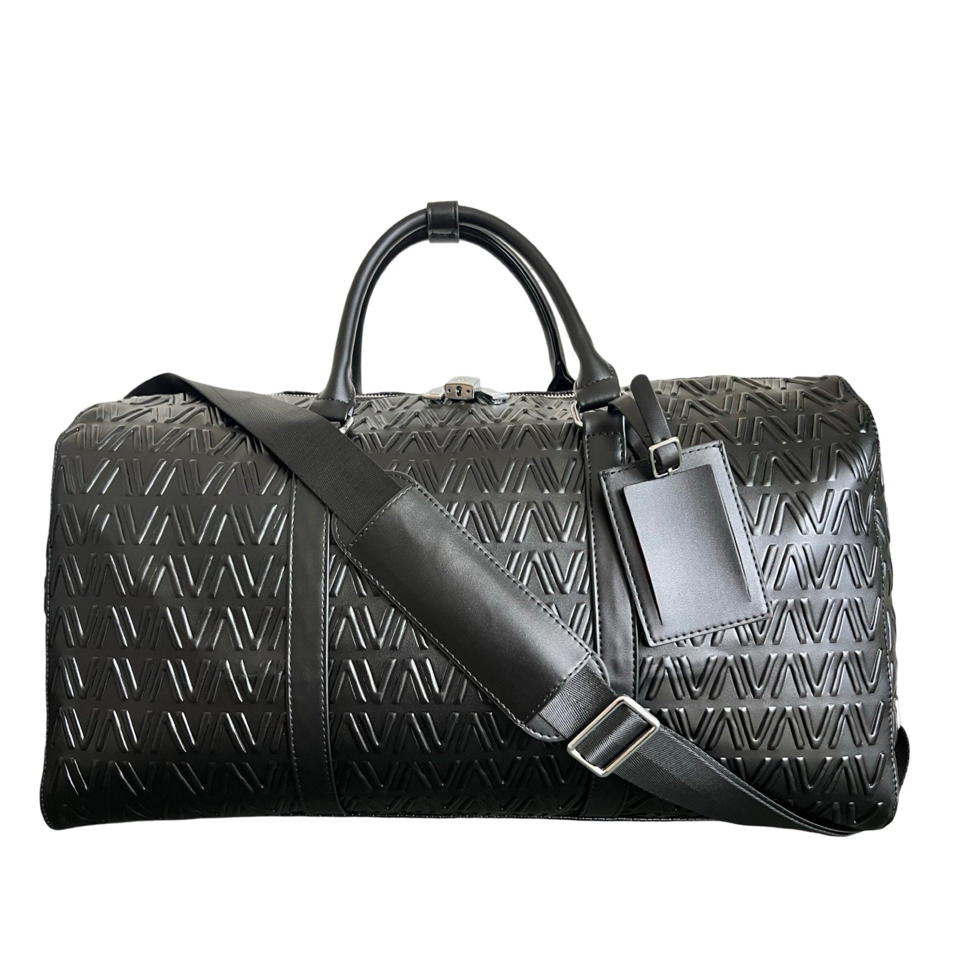RO Duffel Weekender Gym Travel - Noir - Removable Shoulder Strap