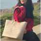 Mary Zip Tote Nude
