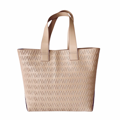 Mary Zip Tote Nude