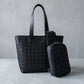 Mary Zip Tote Noir with Nat Chest Sling Pack