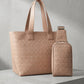 Mary Zip Tote Nude with Nat Chest Sling Pack